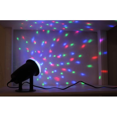 PROIETTORE LED 3 LED MULTICOLOR GIOCO LUCE