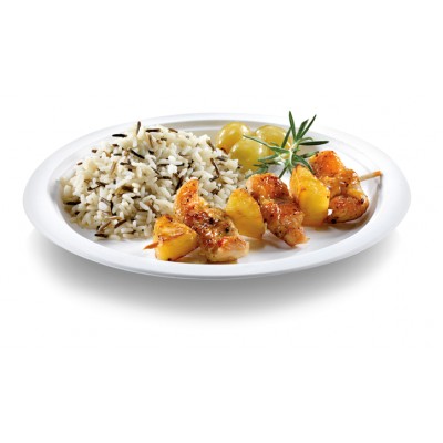 PIATTI POLPA BIO OVALE 25PZ 32x25,5cm 28gr