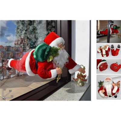 BABBO NATALE VOLANTE 70CM