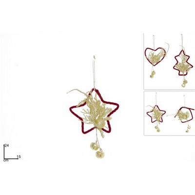 SCRITTA LEGNO 22XH11,5CM MERRY CHRISTMAS C/SCHIACCIANOCI