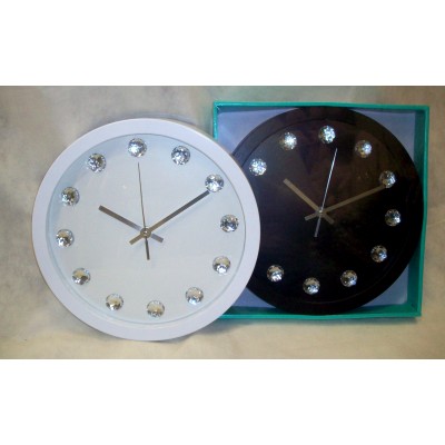 OROLOGIO A PARETE 30CM. C  BRILLANTI