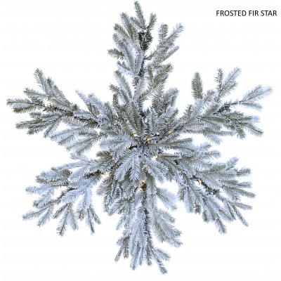 GHIRLANDA STELLA FROSTED FIR D90CM