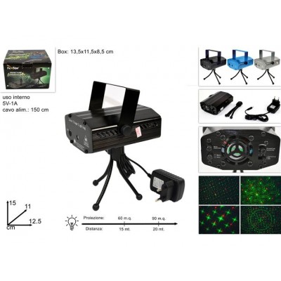 PROIETTORE LASER LUCI C TREPIEDI