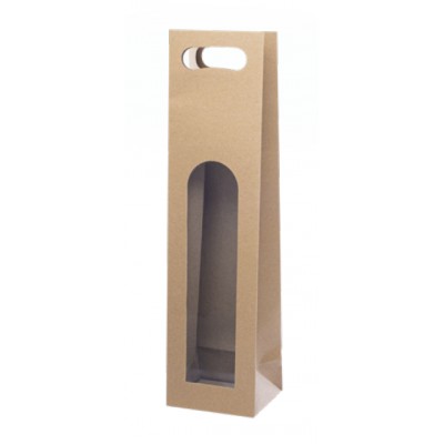 BORSE CARTA 11+9X42 10PZ 1BOTT C/FIN E MAN/FAGIOLO