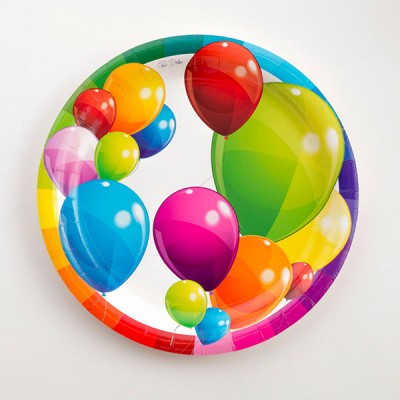 PIATTI BALLOONS 18CM 8PZ.