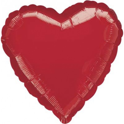 PALLONCINO MYLAR CUORE GIGANTE ROSSO