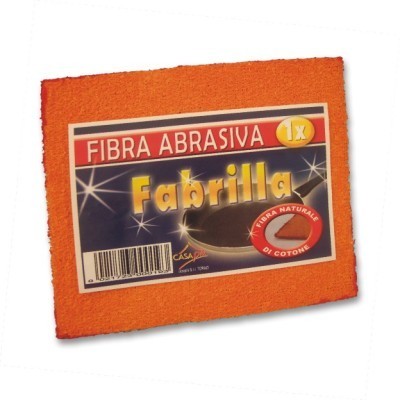 SPUGNA ABRASIVA FABRILLA GIALLA 1PZ.