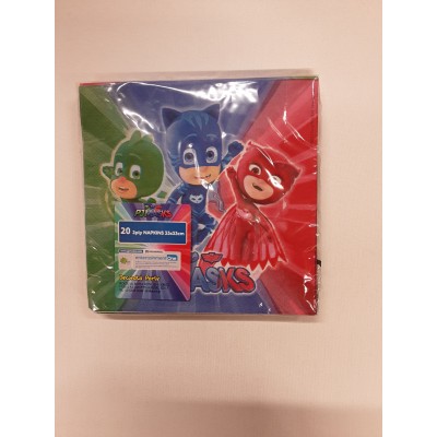 TOVAGLIOLI PJ MASKS 33X33CM 20PZ.