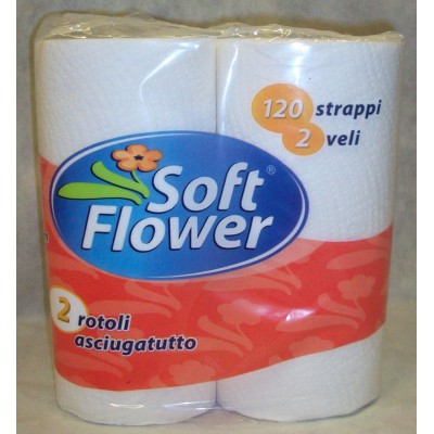 ASCIUGATUTTO BIANCO 2PZ 120 STRAPPI 310GR