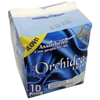 ASSORBENTI IGIENICI 10PZ C/ALI ORCHIDEA COTTON EFFECT