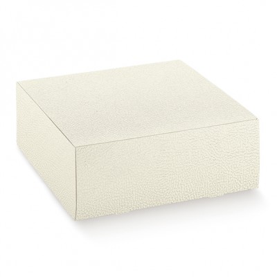 SCATOLA 270X270X100 10PZ PRATICA PELLE BCO