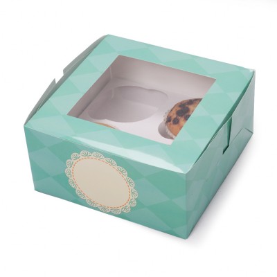 SCATOLE MUFFIN 16X16X7,7CM 2PZ. SCATOLE MUFFIN 16X16X7,7CM 2PZ.