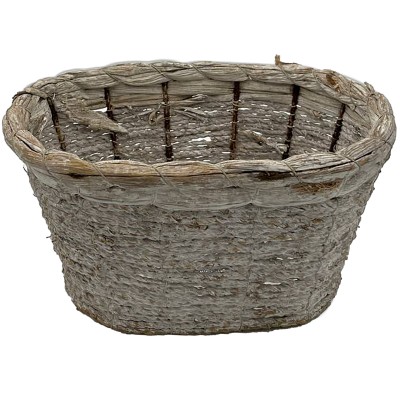 CESTO INTRECCIATO 26.5X14 CM BCO
