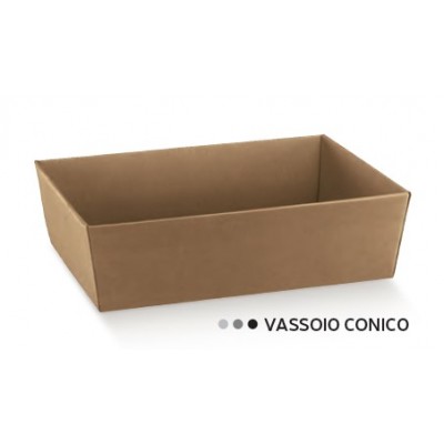 VASSOIO CONICO 500X400X115 AVANA LISCIA