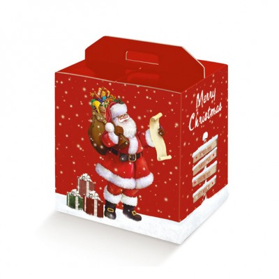 SCATOLA PANETT+BOTT.430X240X345 BABBO NAT.ROSSO