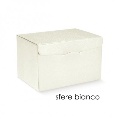 SCATOLA SEGRETO 245X245X150 SFERE BIANCHE