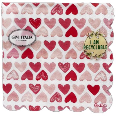 TOV.LI LITTLE HEARTS C/SMERLO 33X33 16PZ