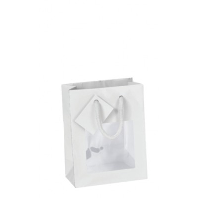 BORSE CARTA C/FIN 11,5+6,5x15 10PZ