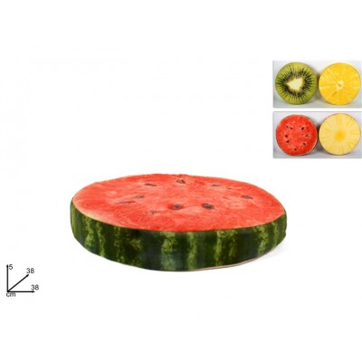 CUSCINO TONDO FRUTTI 38CM 4ASS