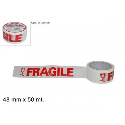 SCOCH SCRITTA FRAGILE 48MMX50MT