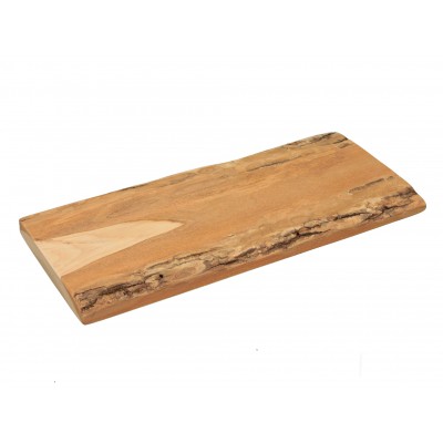 PIATTO LEGNO RETT. 45X18CM C/GOMMINI