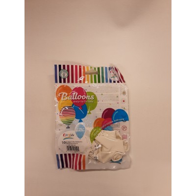 PALLONCINI 12PZ MEDIUM IL MIO BATTESIMO PERLATO