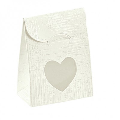 SCATOLA SAC. C/F CUORE 60X35X80 10PZ ARDESIA BIANCA