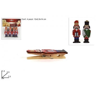 MOLLETTINE SCHIACCIANOCI 7CM 4PZ 2ASS