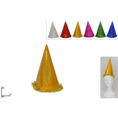 CAPPELLO FATINA OLOGRAF. 30CM COL ASS