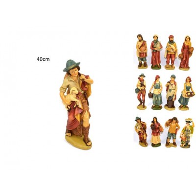 ELEMENTO PRESEPE 40CM 12 MESTIERI ASS