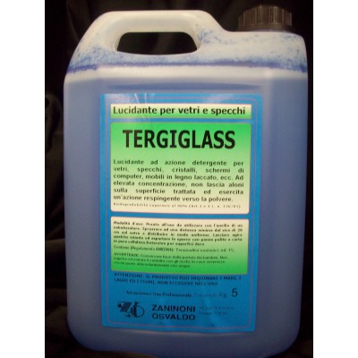 TERGI GLASS LUCIDANTE X VETRI, CRISTALLI  5 KG