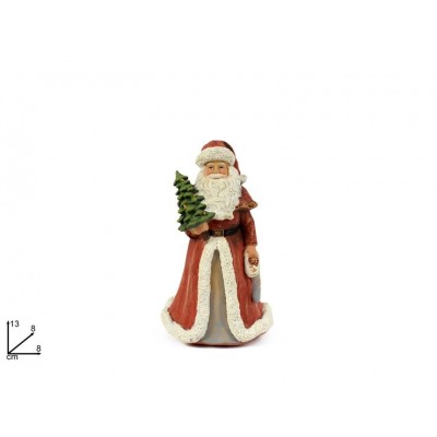 BABBO NATALE H13CM C/ALBERO E DONI