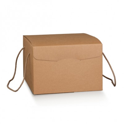 SCATOLA SEGRETO 290X355X195 C/CORD AVANA LISCIA 39170
