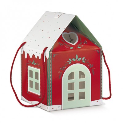 SCATOLA CASETTA C/CORD 200X200X180 LITTLE HOUSE