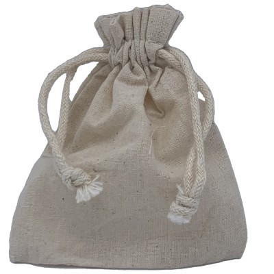 SACCHETTI COTONE C/STRING 9X12CM 10PZ