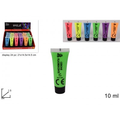 CERONE FLUO IN TUBETTO 10ML 6COL ASS