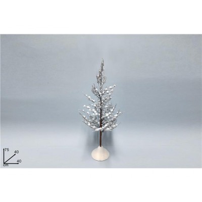 ALBERO CON NEVE A BATUFFOLI H75CM