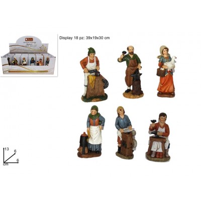 ELEMENTO PRESEPE 13CM MESTIERI