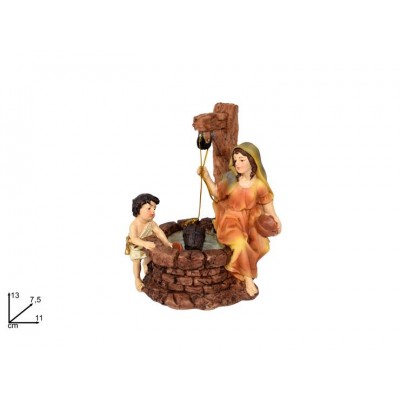 ELEMENTO PRESEPE 13CM C/SCENARIO