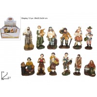 PASTORI H15CM X PRESEPE 12ASS. COL. CHIARI