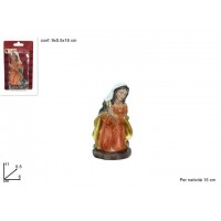 MADONNA ACCOVACCIATA X NATIVITA' 15CM