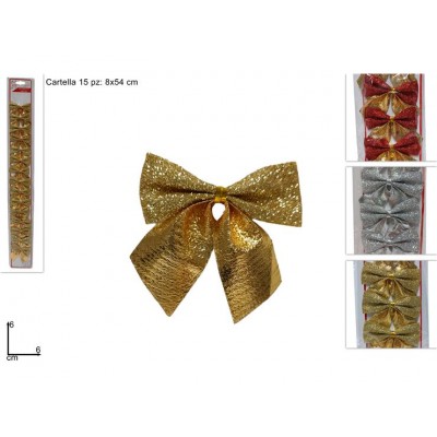 FIOCCHETTI GLITTERATI 15PZ.