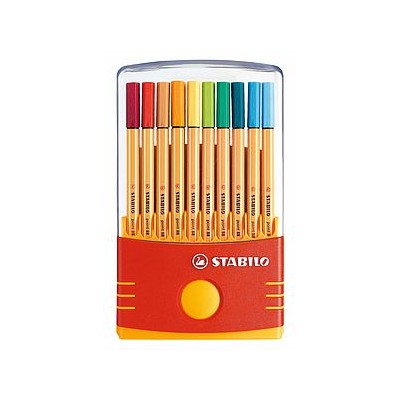 PENNARELLINI STABILO POINT88 ARTY 25PZ. FINELINER C/ASTUCCIO