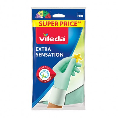 GUANTI USO DOMESTICO VILEDA VERDE SENSIBILE