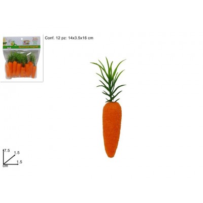 CAROTINE FLOCCATE 7,5CM 12PZ.