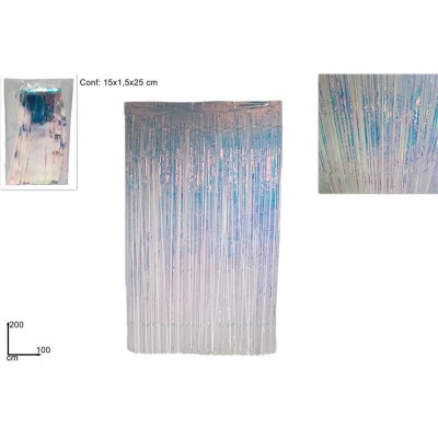 FILINI DECO OLOGRAFICI  1X2MT RAINBOW
