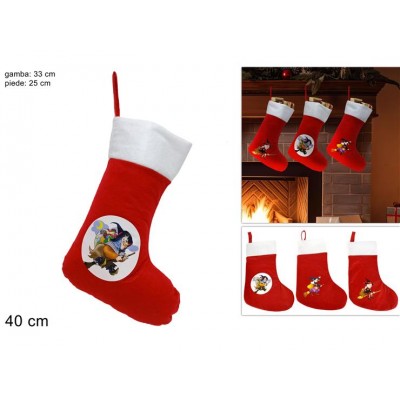 CALZA FELTRO C/BEFANA 3ASS.