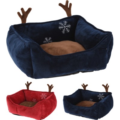 CUSCINO CUCCIA RENNA X ANIMALI 45X40X19CM 3ASS.