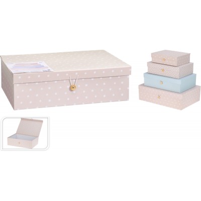 SCATOLA REGALO 43XH12,5X30CM C/CHIUSURA A BOTTONCINO