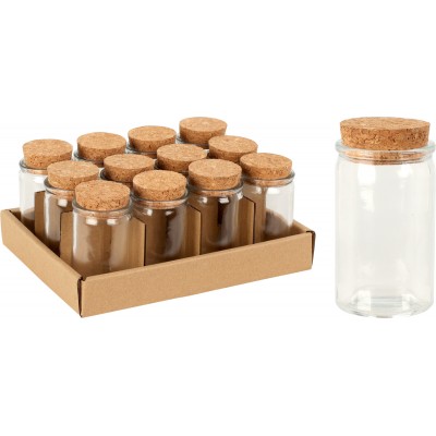 VASETTO CILINDR. C/SUGHERO 4,5XH9CM 50ML